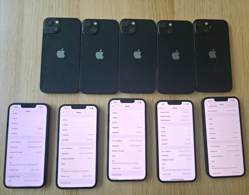 Apple iphone 128gb black - 13,