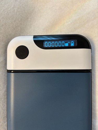 Portable lock box with timer - box,