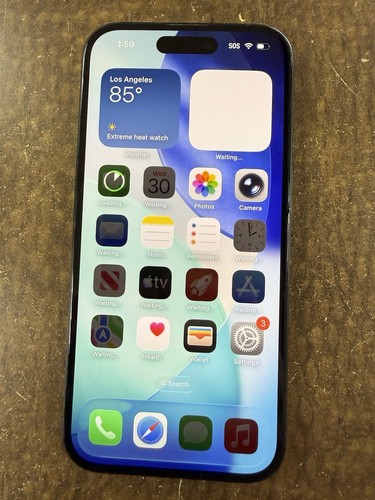 Apple iphone 128gb black - 16,