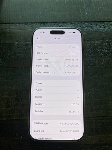 Apple iphone pro 128 - 16,