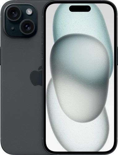 Apple iphone 128gb - 15, black