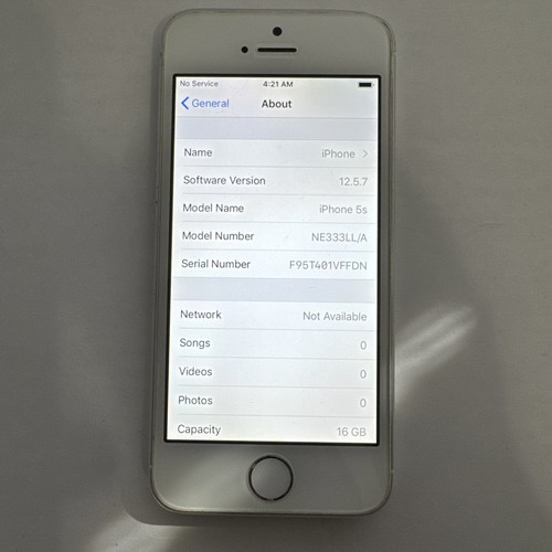 Apple iphone 16gb silver - apple,