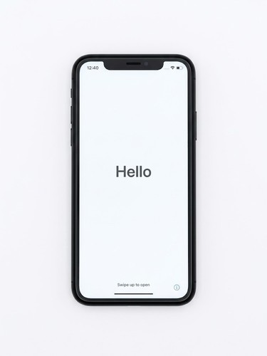 Apple iphone black - black, read